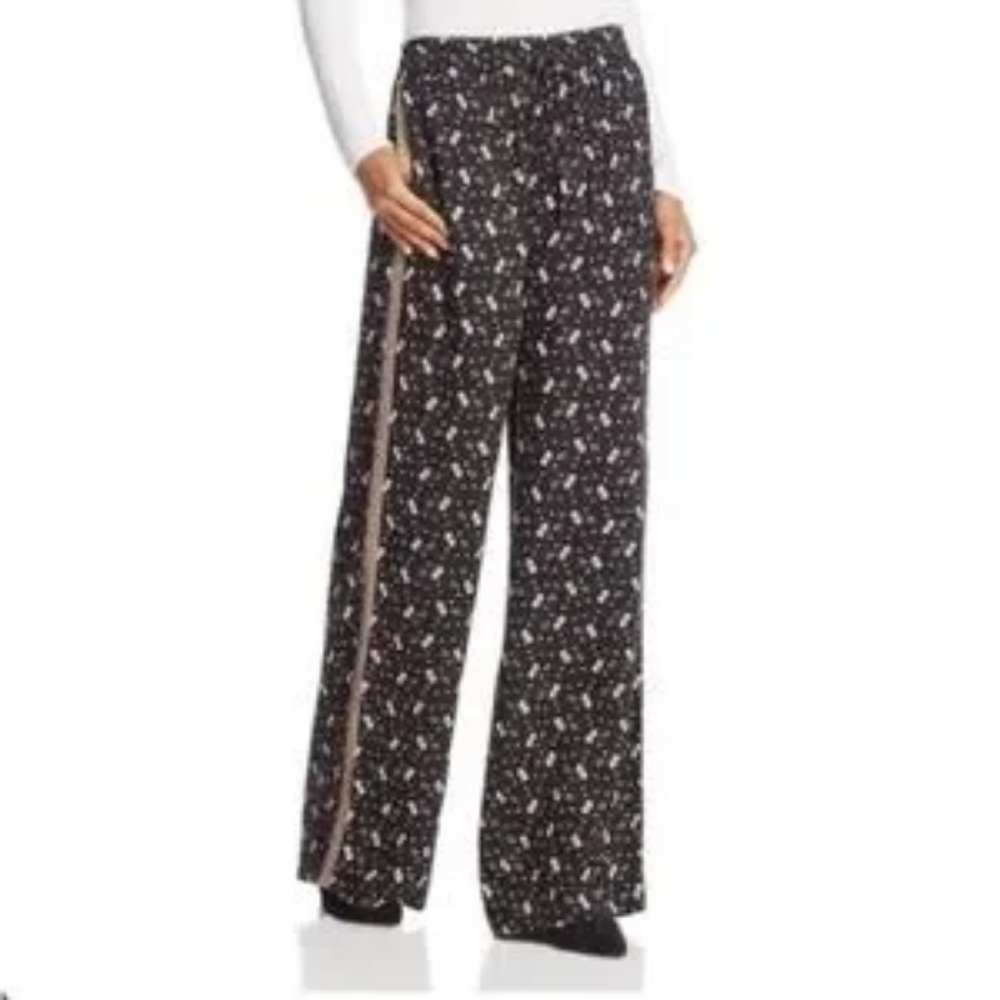 Alice and Olivia Wide Leg Floral Pants